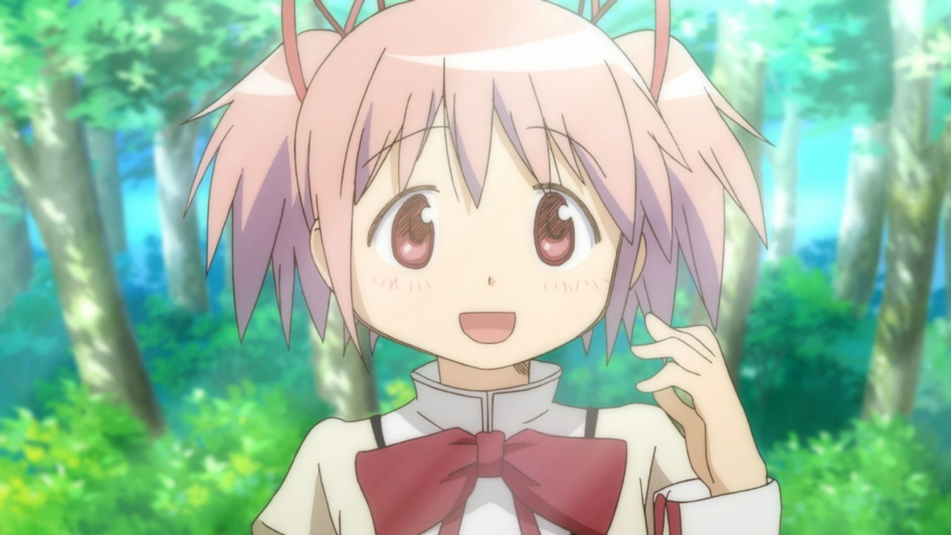 Madoka Kaname dans l'anime Puella Magi Madoka Magica