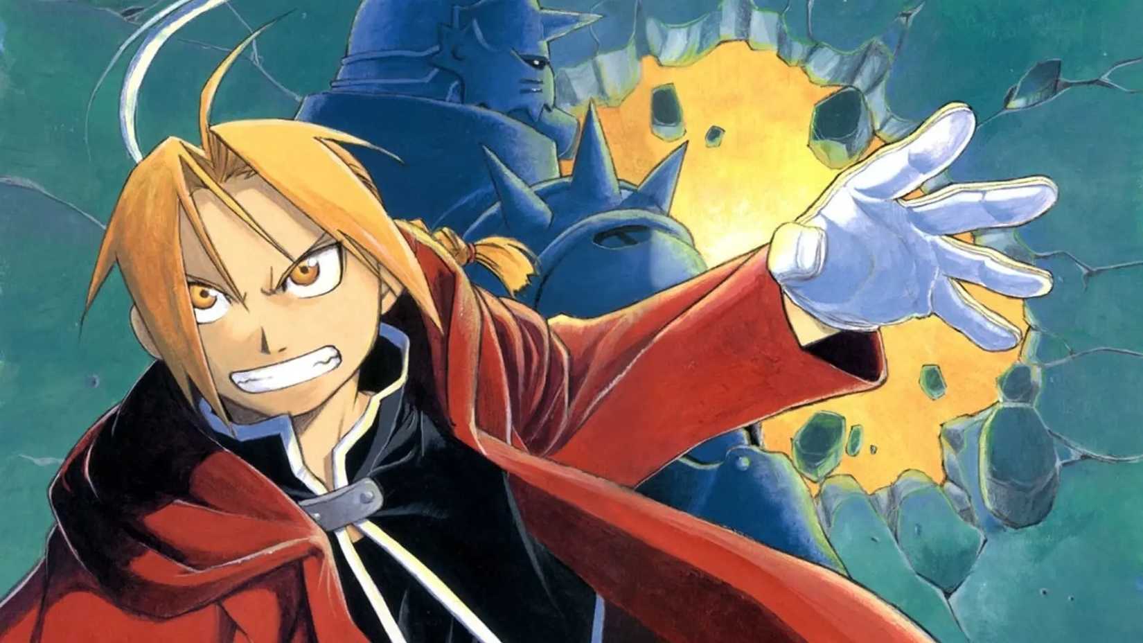Edward and Alphonse in Fullmetal Alchemist manga