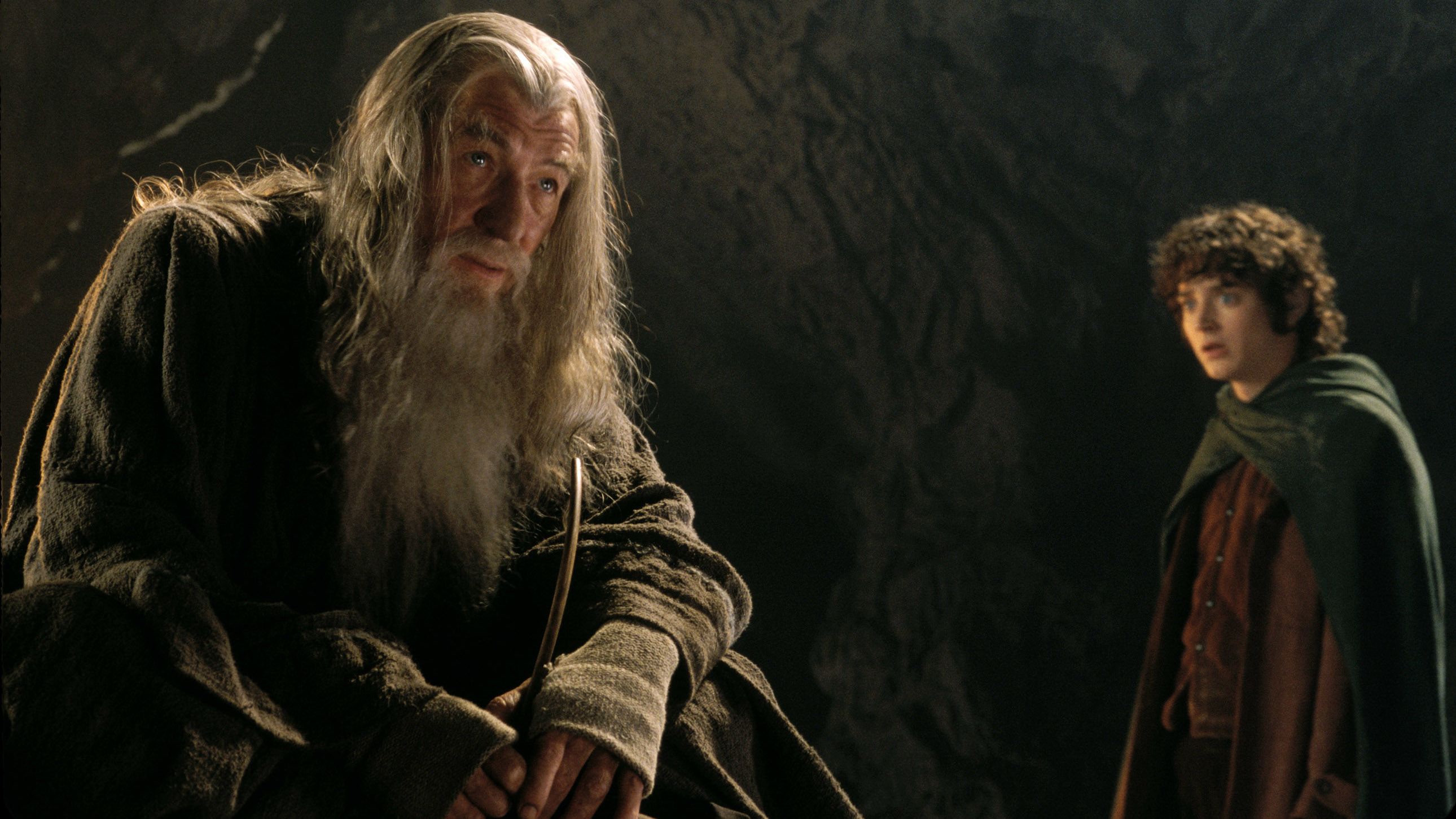 Gandalf and Frodo in Moria from The Lord of the Rings: The Fellowship of the Ring