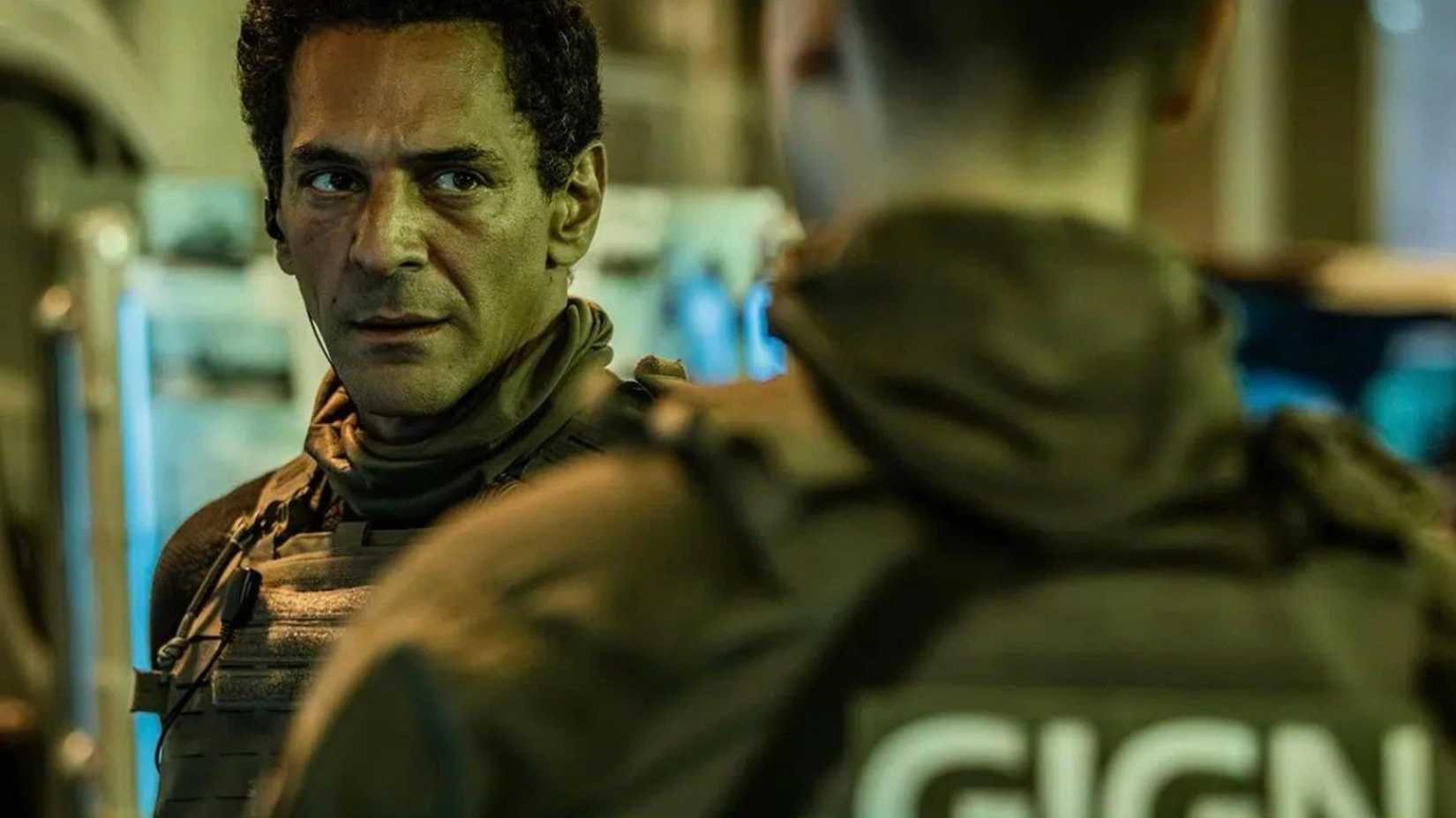 Tomer Sisley in uniform as David Berger in Netflix's GIGN/Elite Force