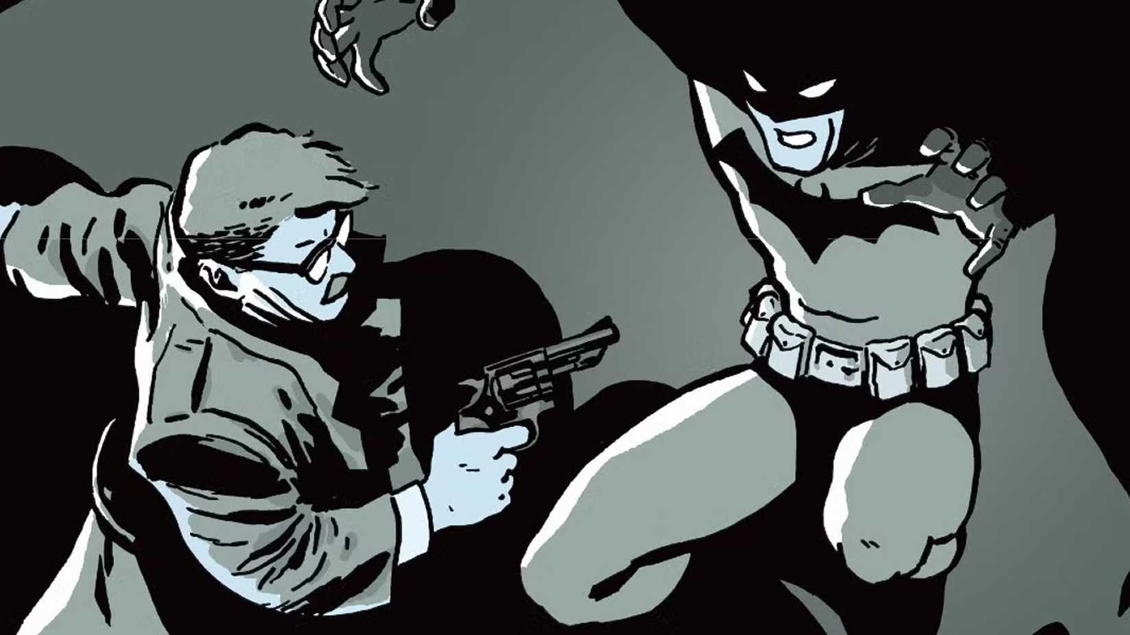 Gordon meets Batman for one of the first times in Year One