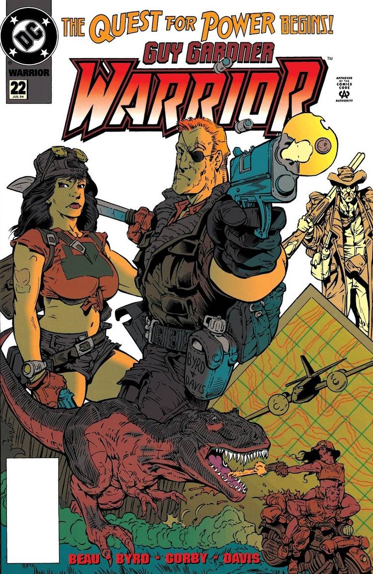 The cover to Guy Gardner #22