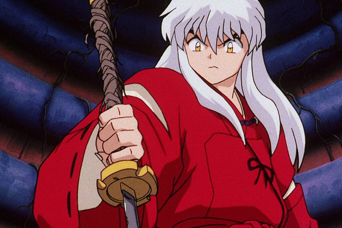nostalgic fan watching a long-running shonen classic anime on a modern screen