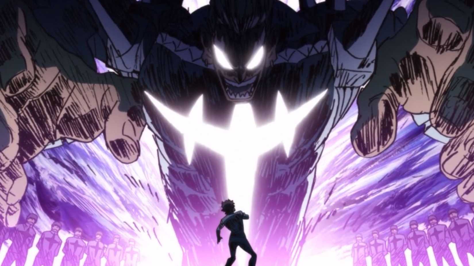 Ira Gamagori intimidating a student in the opening sequence of Kill la Kill