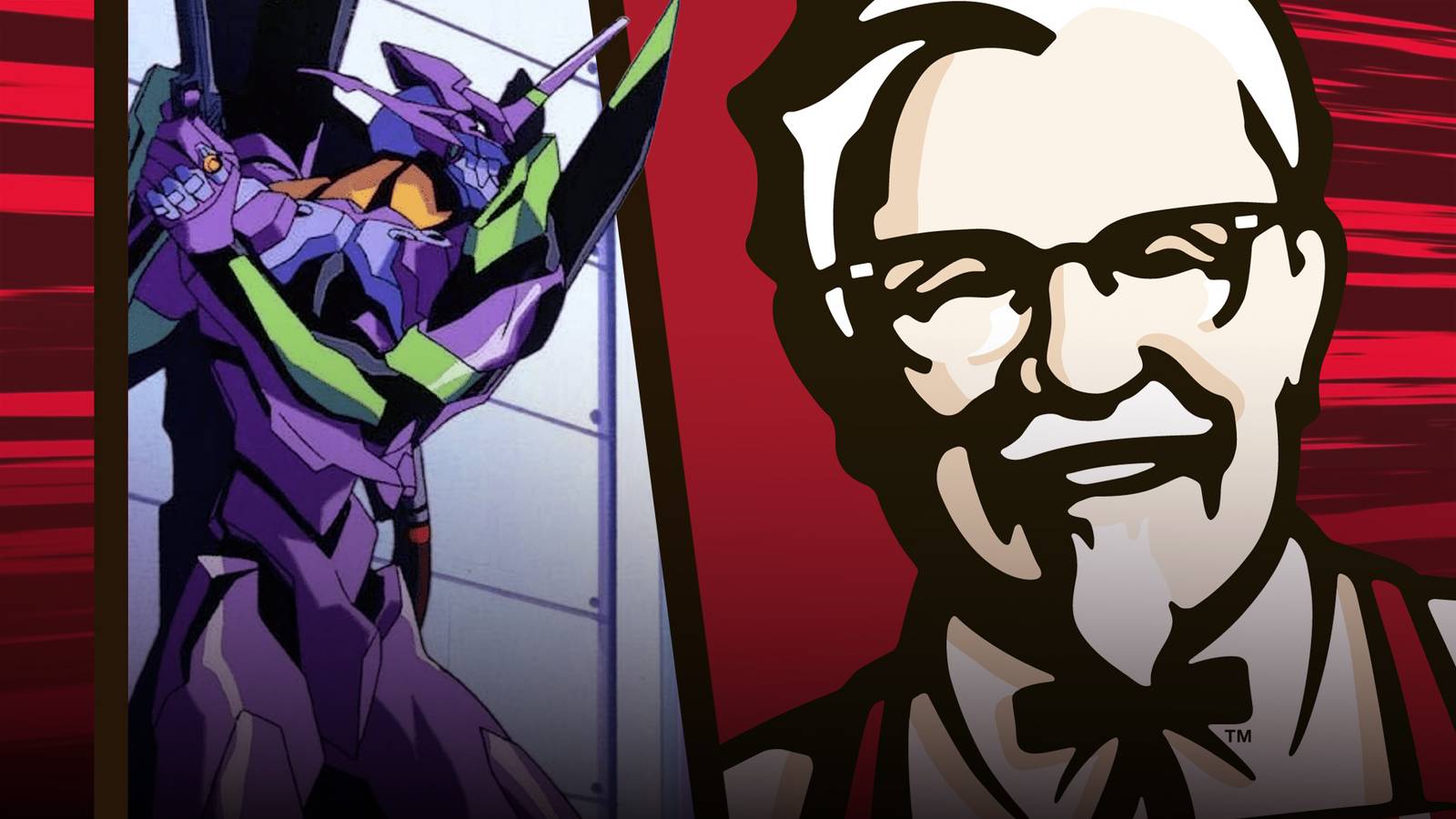 KFC Serves Up an Evangelion Unit-01 Purple Burger With Maximum Impact