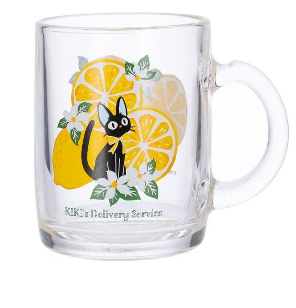 Studio Ghibli Kiki's Delivery Service Lemon Flower Series glass mug