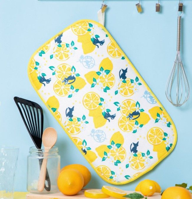 Studio Ghibli Kiki's Delivery Service Lemon Flower Series drying mat