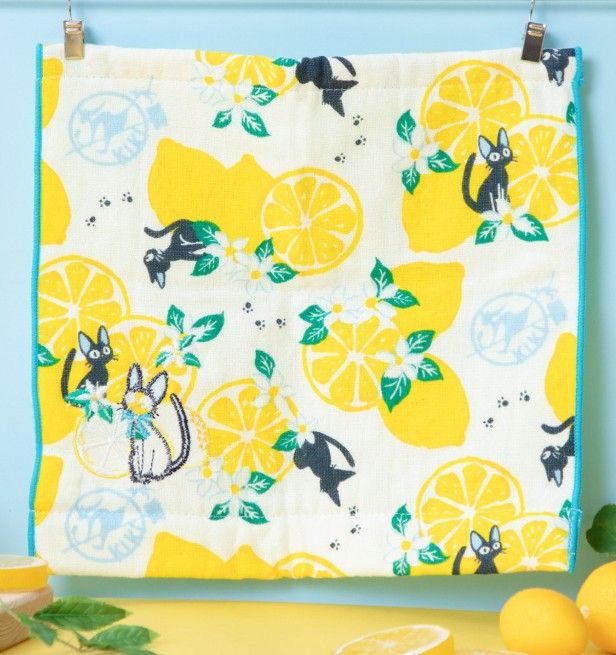 Studio Ghibli Kiki's Delivery Service Lemon Flower Series mini towel