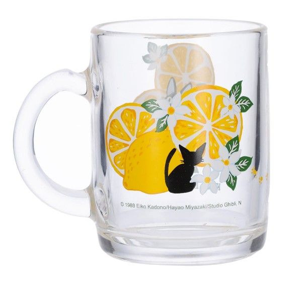 Studio Ghibli Kiki's Delivery Service Lemon Flower Series glass tumbler