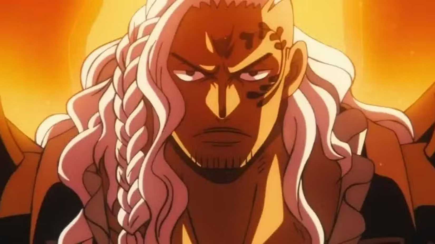 King enlève son masque et révèle son visage dans One Piece