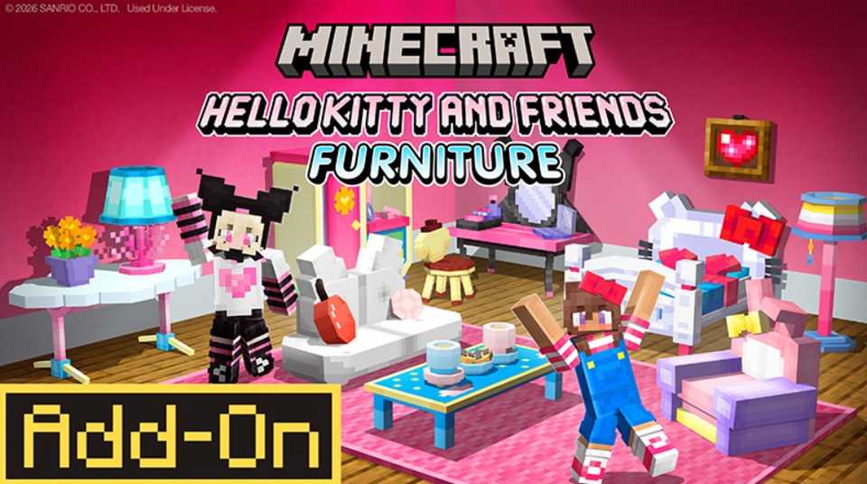 Hello Kitty Officially Comes to Minecraft With Over 20 New Designs