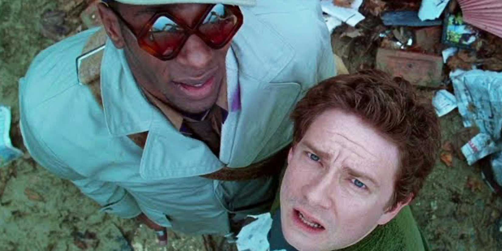 Martin Freeman and Yasiin Bey in The Hitchhiker's Guide to the Galaxy