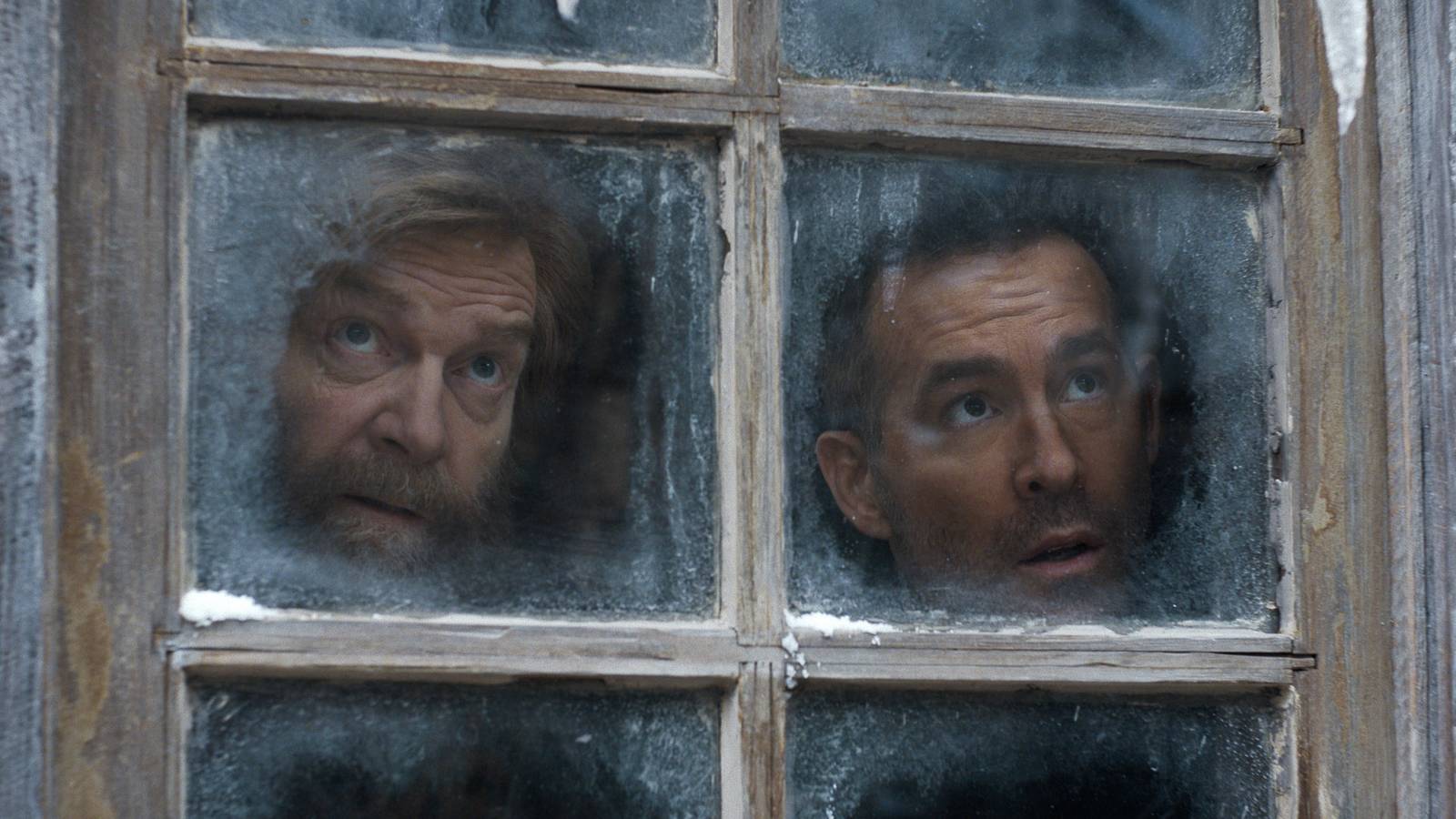 Ryan Reynolds and Kenneth Branagh in Mayday on Apple TV