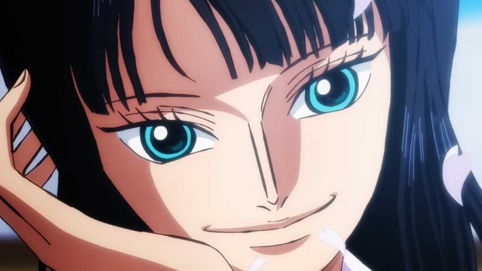 One Piece's Nico Robin smiling