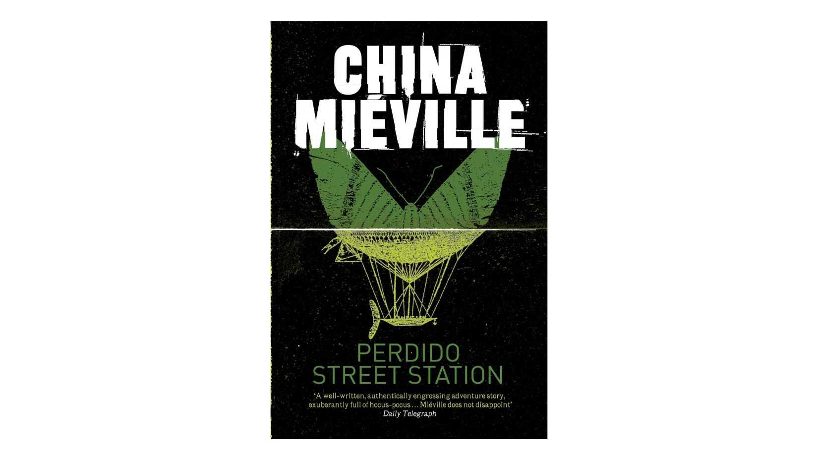 Perdido Street Station by China Miéville book cover on a white background