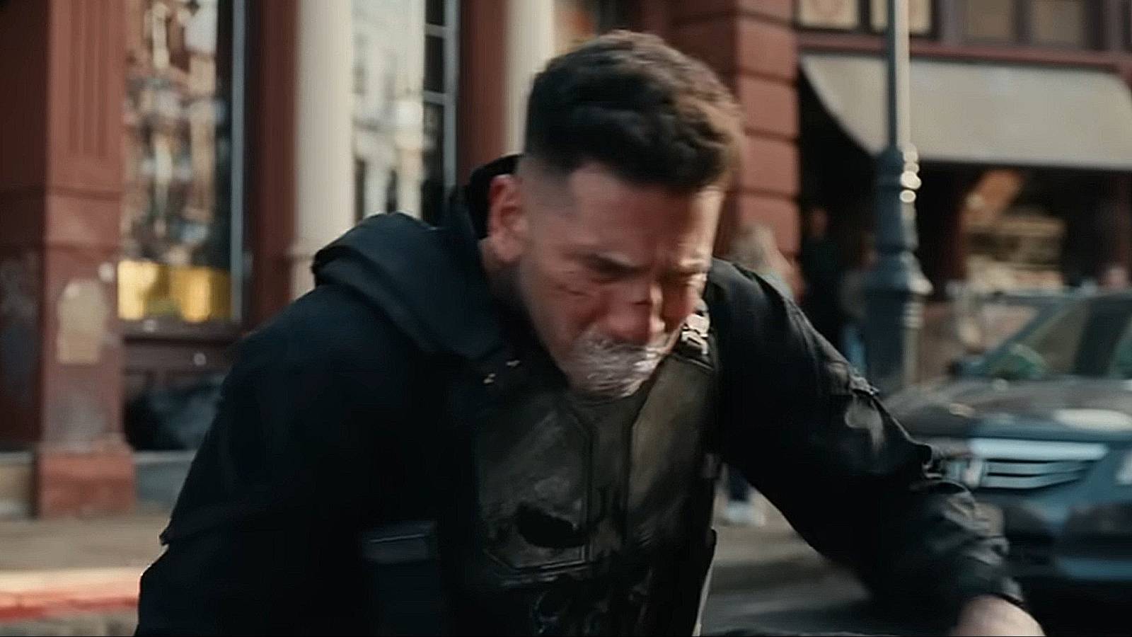 Marvel Exclusively Previews Punisher Running Afoul of Spider-Man's Webbing
