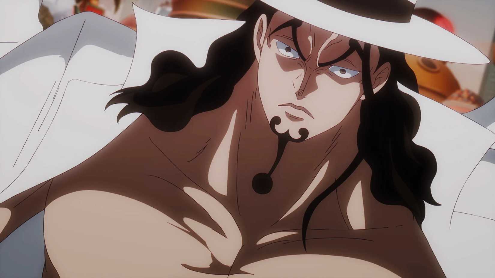 Rob Lucci s'apprête à se transformer dans One Piece