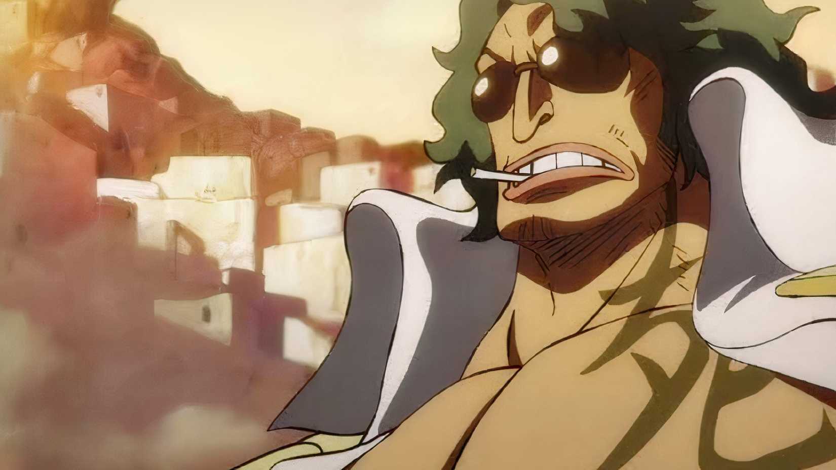 Amiral Ryokugyo dans l'anime One Piece