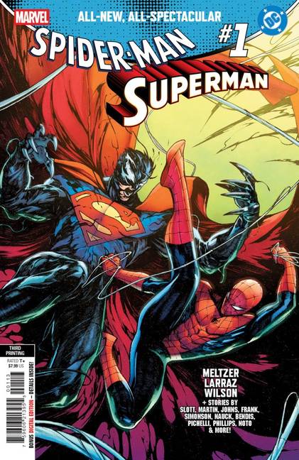 Nazwa pliku SEO:spider-man-superman-1-okladka-komiksu-supervenom
Tekst alternatywny (ALT):
Okładka pierwszego numeru komiksu Spider-Man/Superman prezentująca starcie Spider-Mana z opętanym przez symbiot Supermenem.