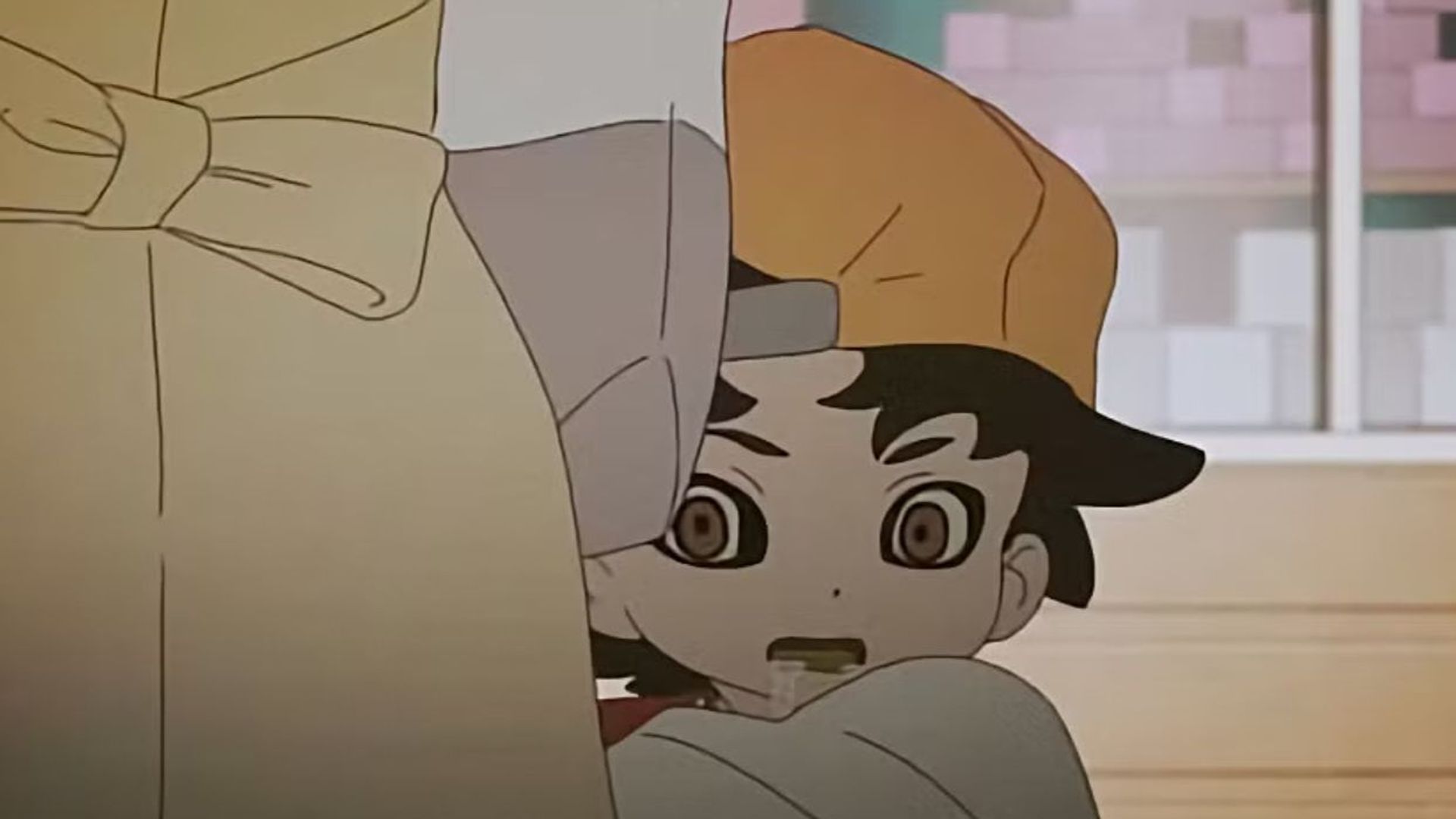 Taro salive dans Devilman Crybaby.