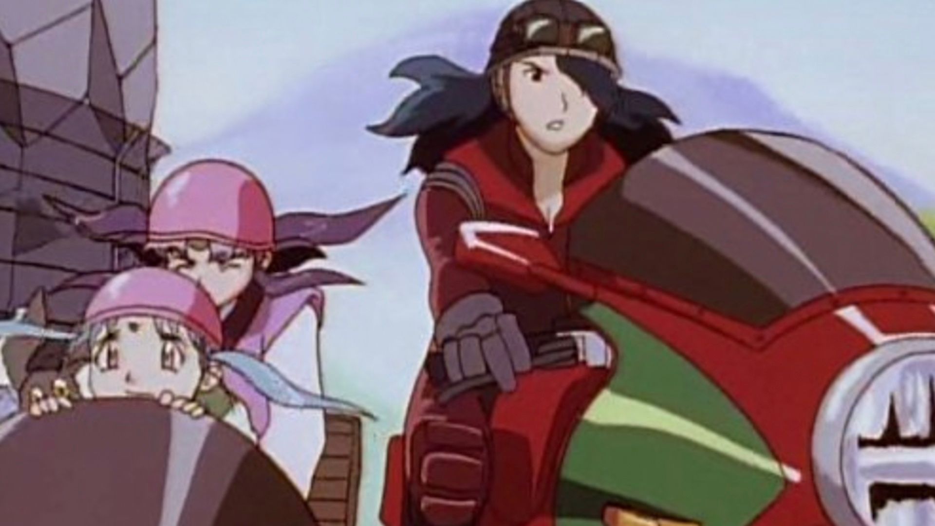 A motorcycle race takes place to save Tenchi in Tenchi in Tokyo.