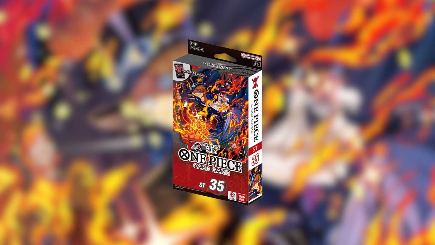 Deck de Démarrage 35 : Sabo Rouge/Noir One Piece TCG