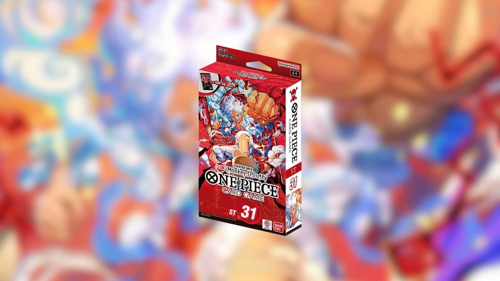Deck de démarrage 31 : Red Monkey.D.Luffy One Piece TCG