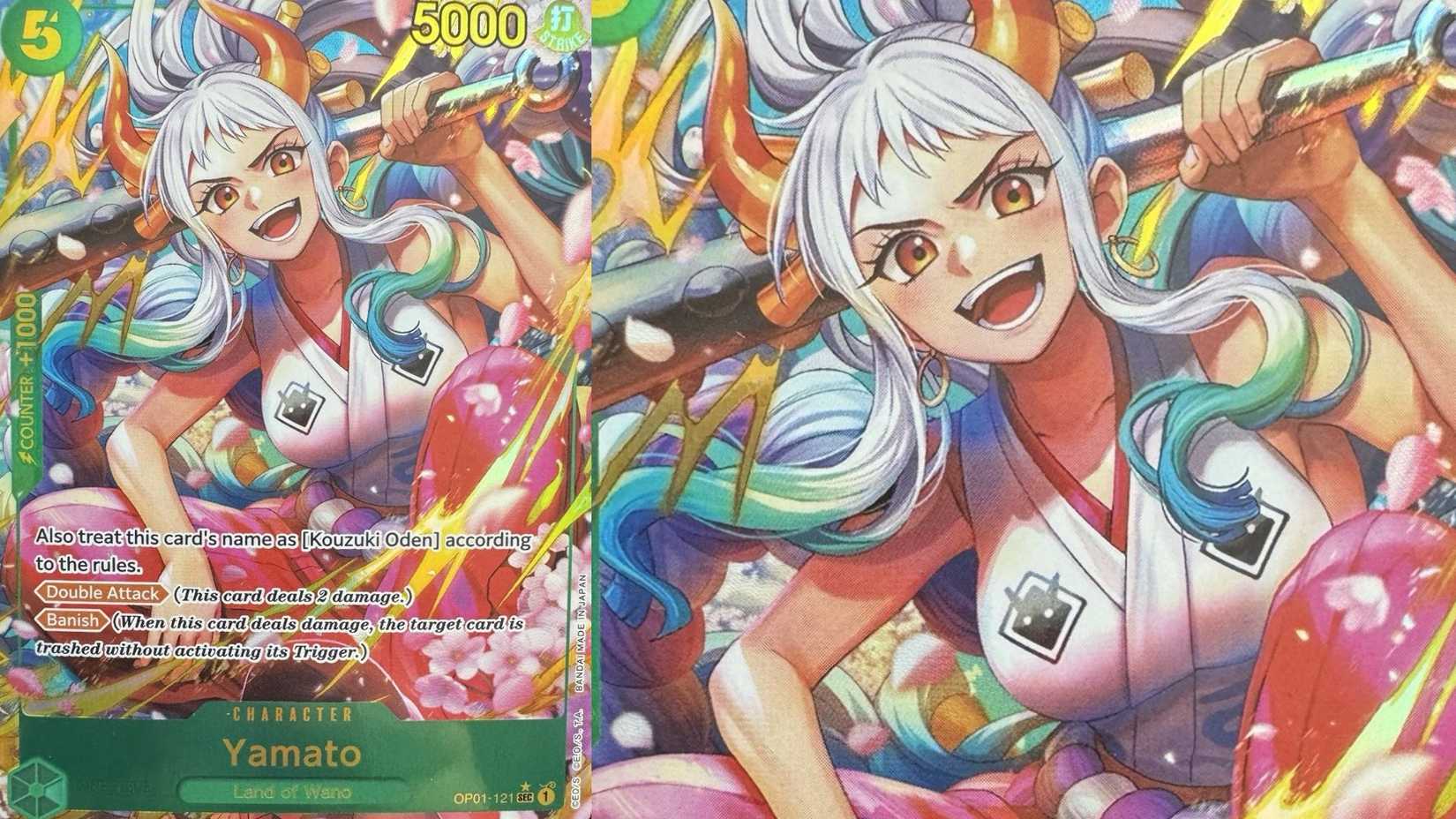 Yamato (OP01-121) (Alternate Art) - Premium Booster -The Best- (PRB-01) One Piece TCG