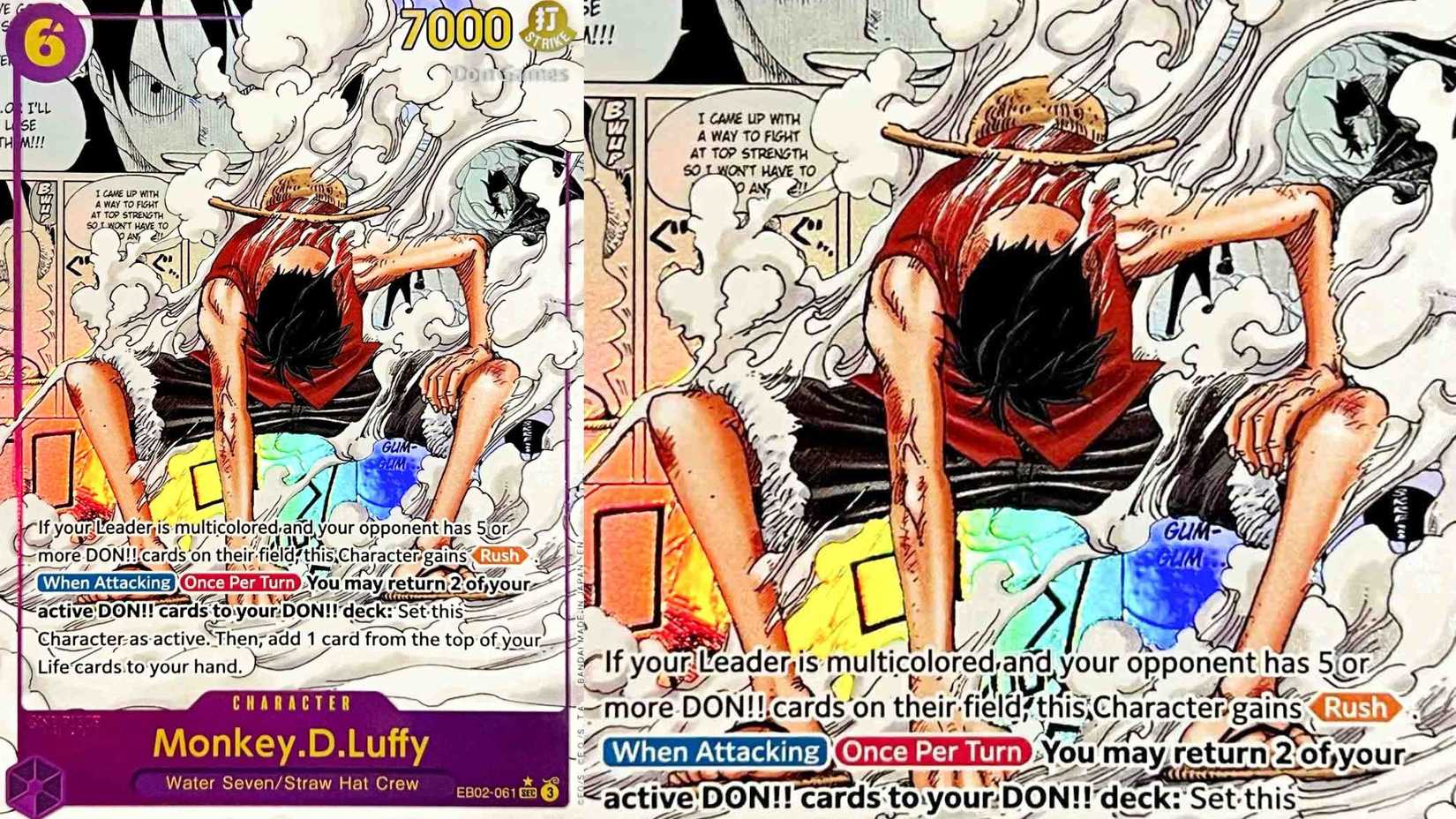 Monkey.D.Luffy (061) (Manga) - Extra Booster: Anime 25th Collection (EB-02) One Piece TCG