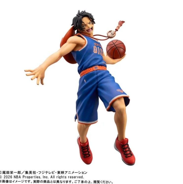 One Piece Unveils Portgas D. Ace's New York Knicks Design in