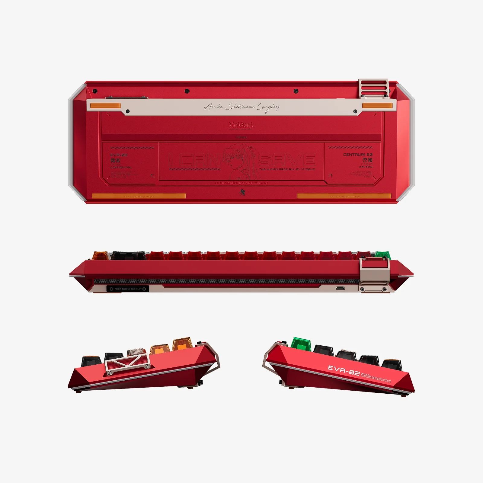 Neon Genesis Evangelion's New Official Asuka Keyboard Is Just Your