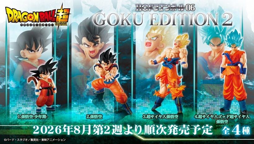 Dragon Ball Launches Another New Series With 4 Different Goku Forms