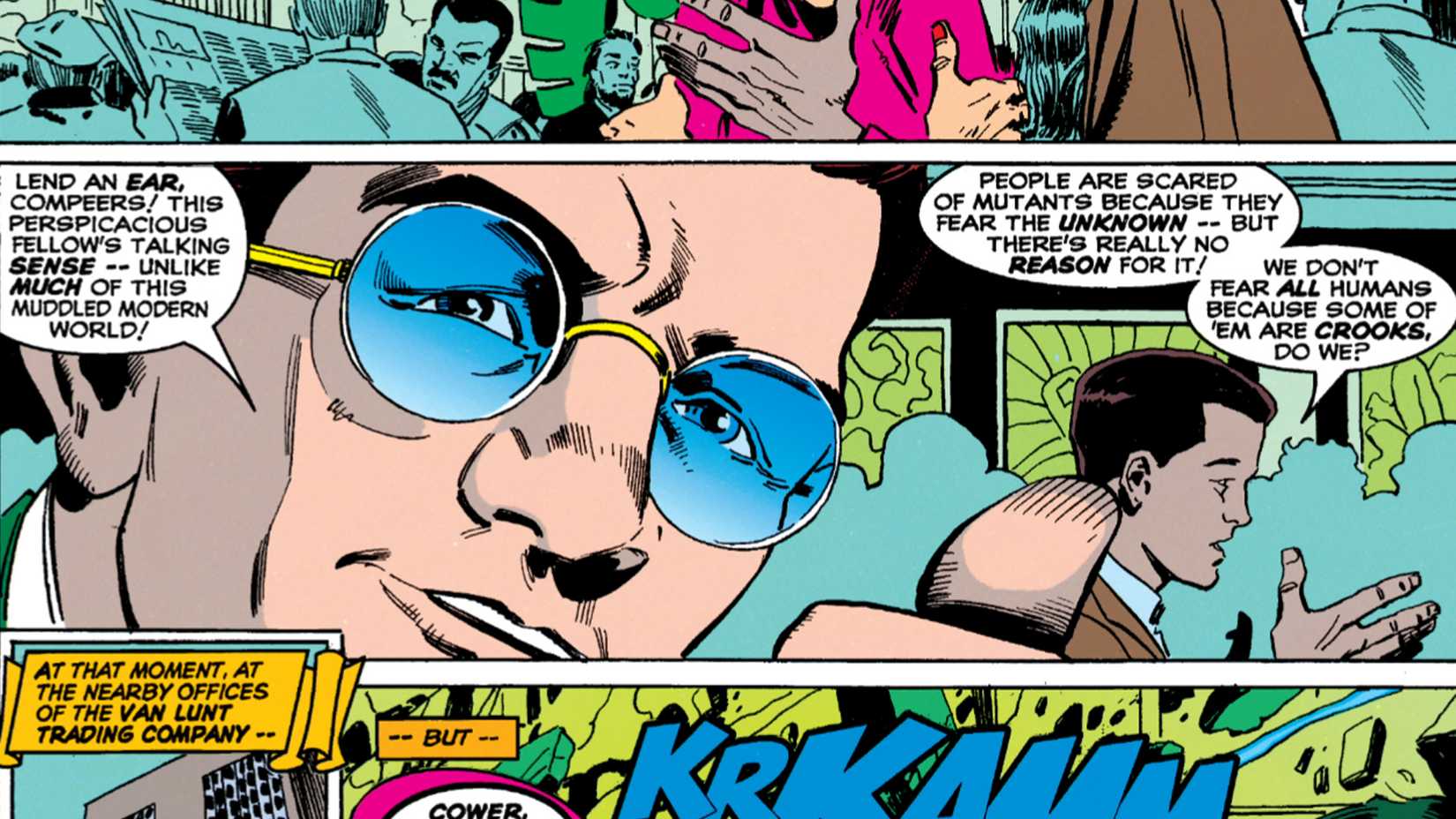 Hank McCoy points out Peter Parker's kindness
