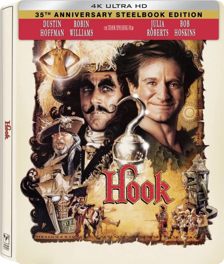 Steven Spielberg's Hook Gets 35th Anniversary 4K UHD Blu-ray Release