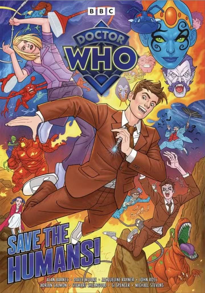 BBC Doctor Who: Save the Humans! comic collection David Tennant and Billie Piper Tenth Doctor and Rose Tyler