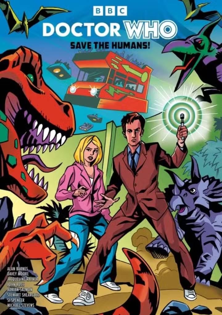 BBC Doctor Who: Save the Humans! comic collection David Tennant and Billie Piper Tenth Doctor and Rose Tyler