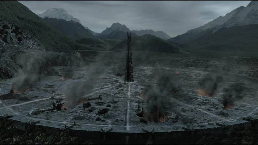 Wētā Workshop's Richard Taylor Reveals Saruman's Orthanc Was Built on a Volcano in The Lord of the Rings