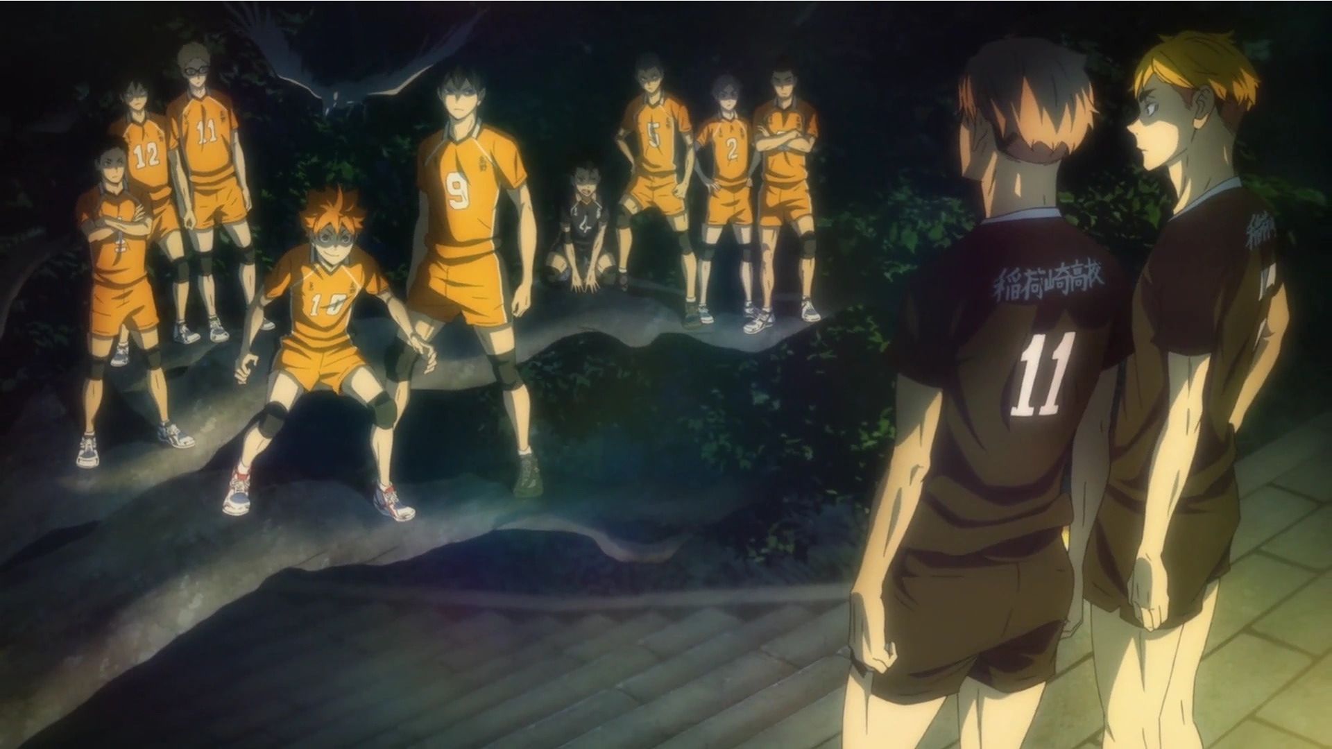 Karasuno vs Inarizaki in Haikyuu!!