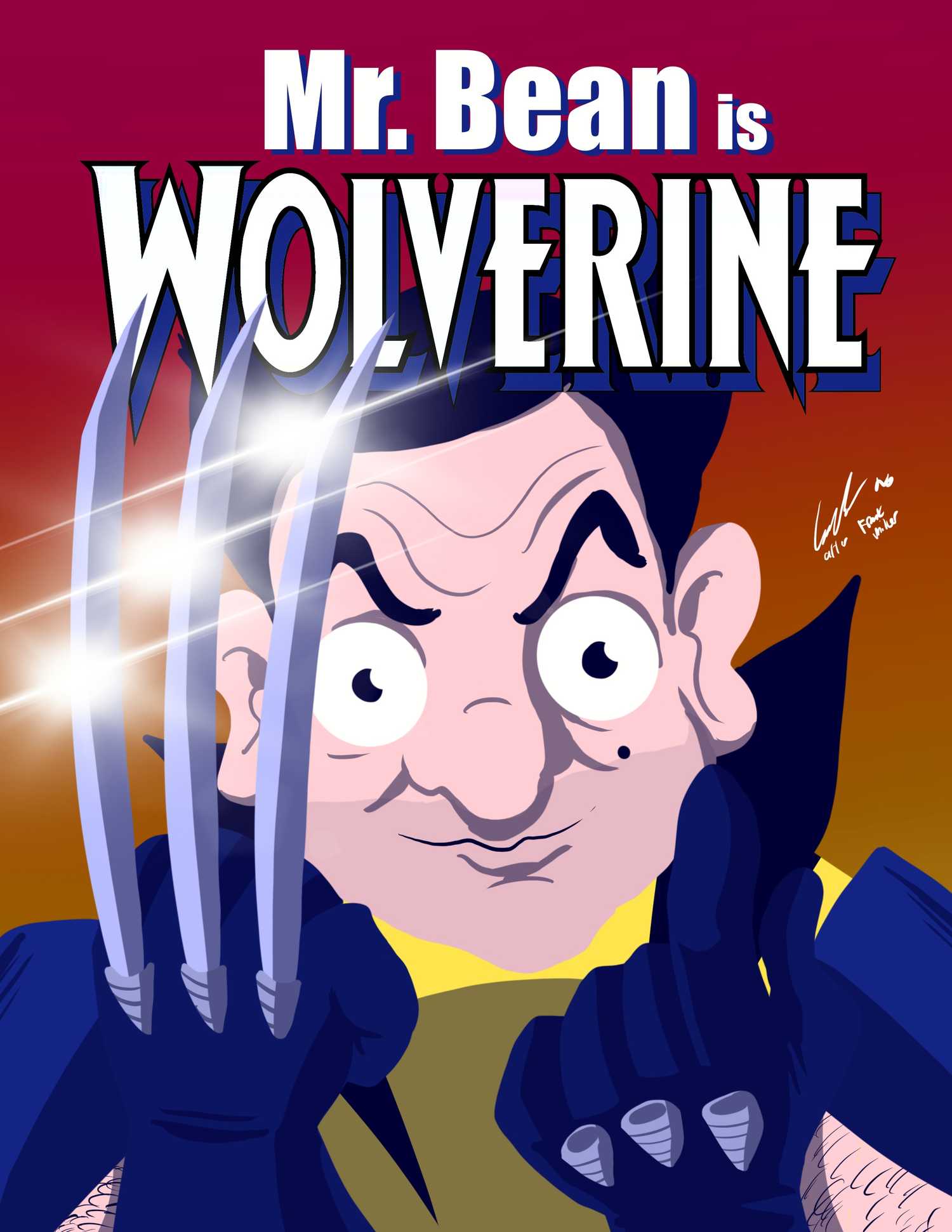 Mr. Bean as Wolverine