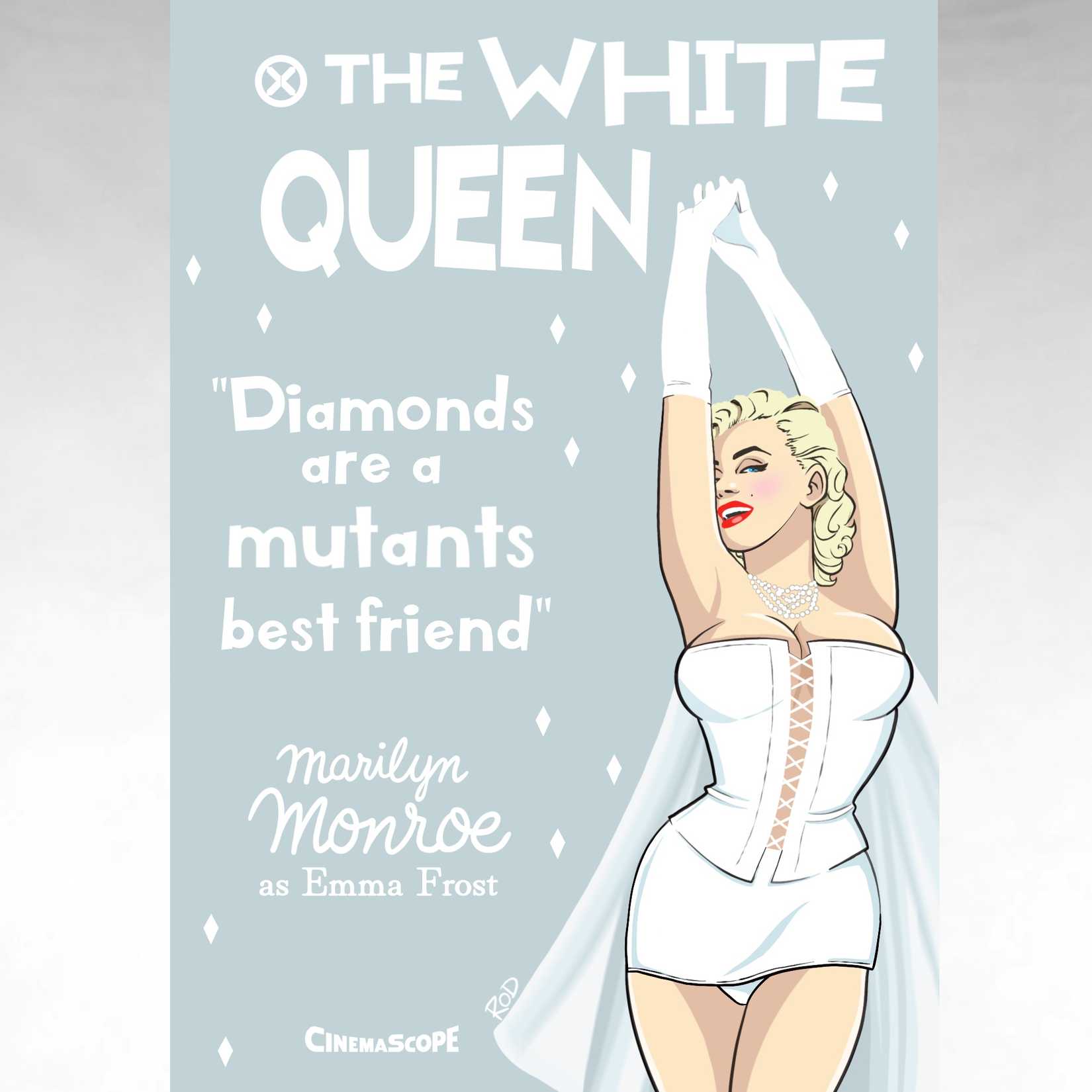 Marilyn Monroe as Emma Frost
