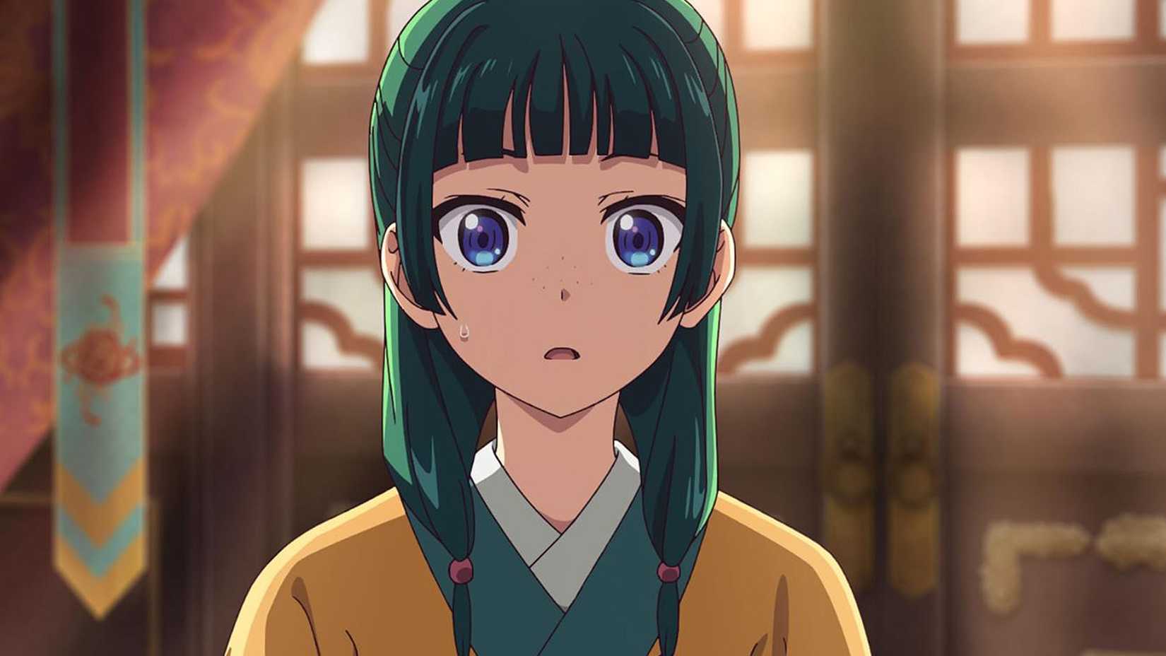Maomao looking stunned in The Apothecary Diaries anime