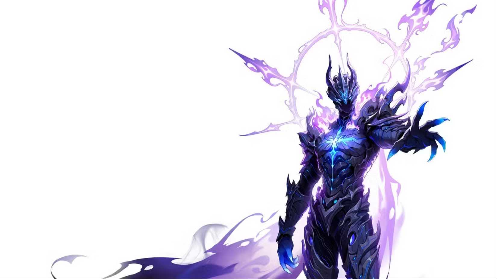 Sung Jinwoo in his True Shadow Monarch form in Solo Leveling