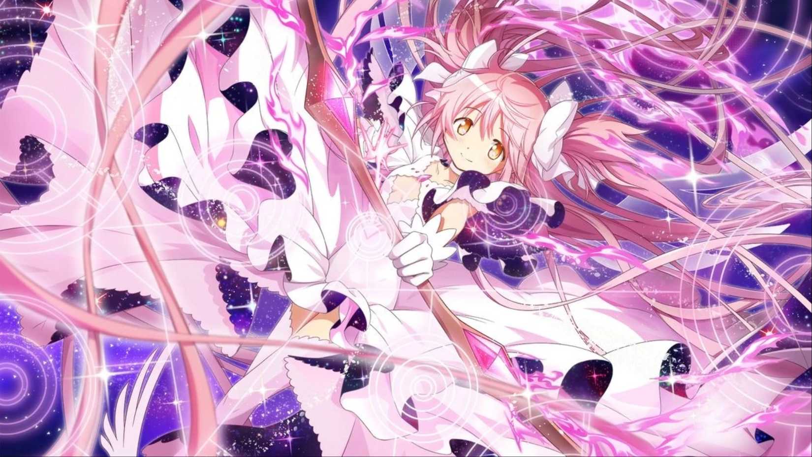 Ultimate Madoka appears in Puella Magi Madoka Magica