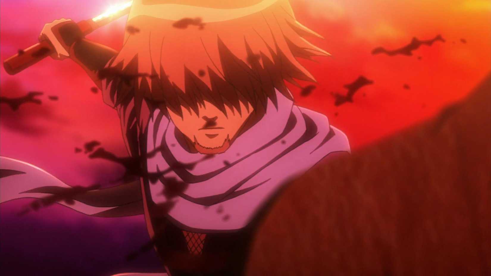 Hattori Zenzou kills the fake shogun in Gintama Shogun Assassination arc
