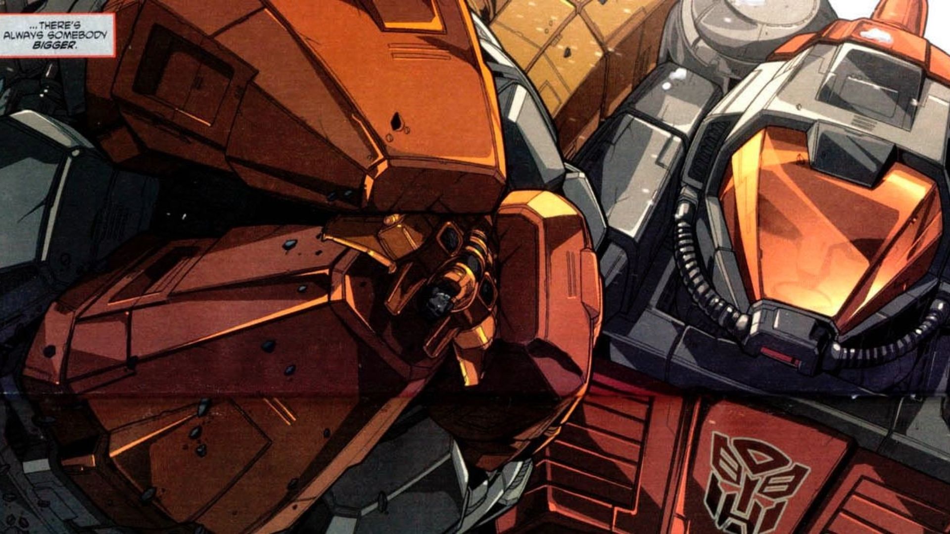 Omega Supreme in Transformers comic