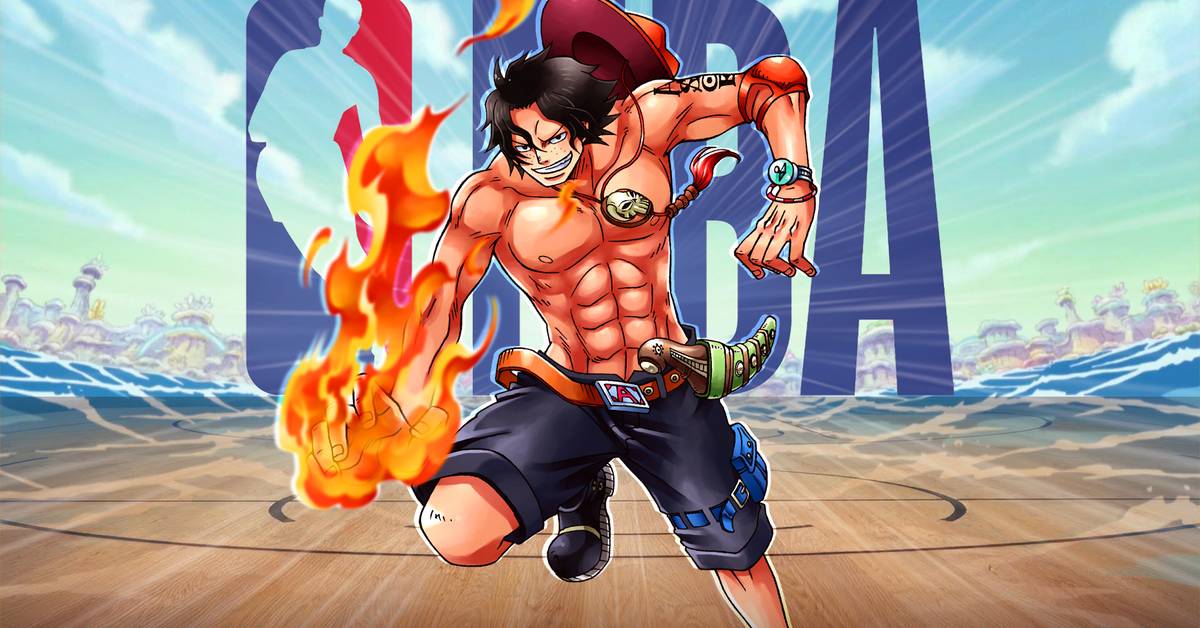 cbr.com - Renee Senzatimore - One Piece Unveils Portgas D. Ace's New York Knicks Design in Official NBA Crossover