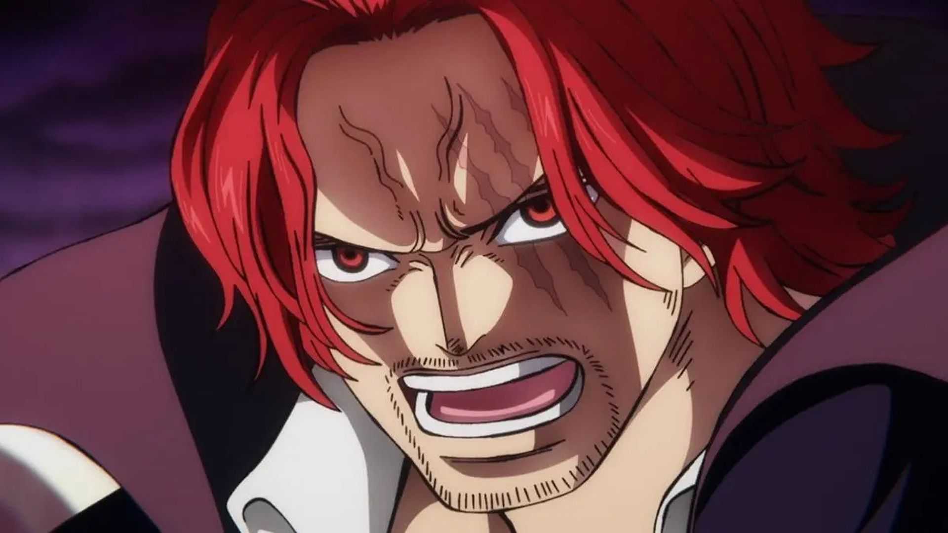 Shanks uses Haki against Ryokugyu in One Piece