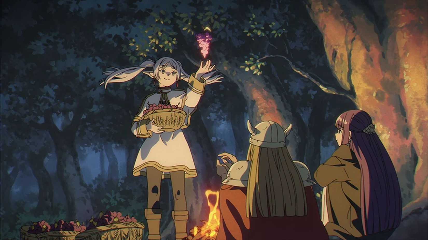 Frieren's spell turns sweet grapes into sour ones in Episode 4 of Frieren: Beyond Journey's End.