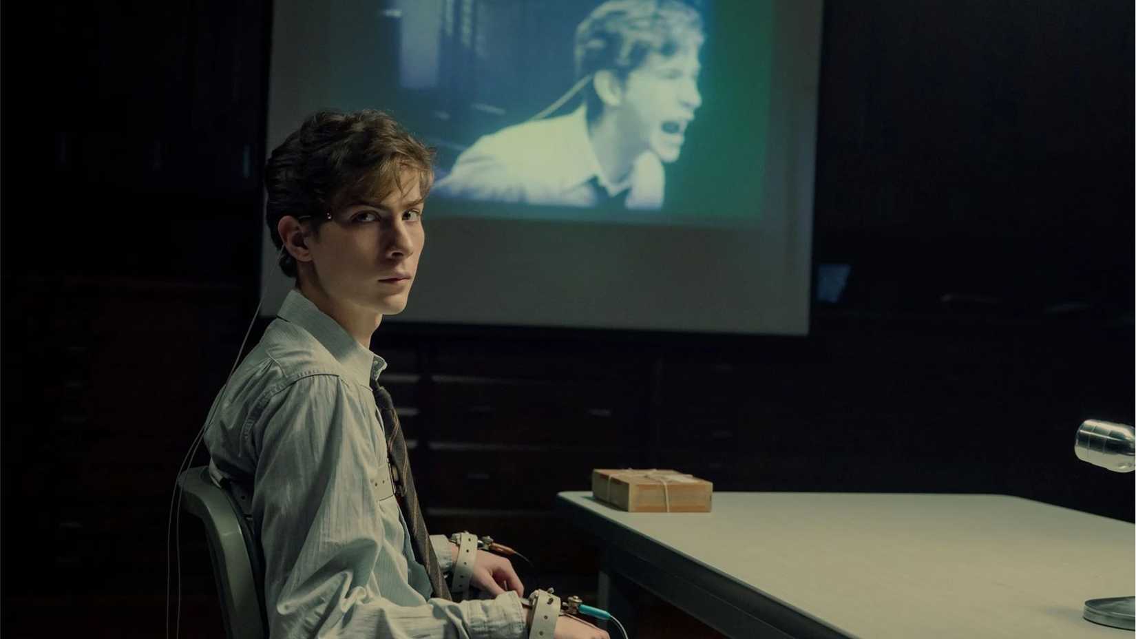 Ted Kaczynski in study room in Unabomber