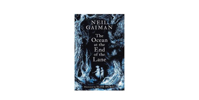 The cover for Neil Gaimans The Ocean at the End of the Lane